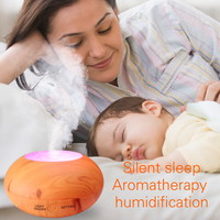 Humidificateur de bureau portable MD623 ultra-silencieux, diffuseur d'arômes compact, aromathérapie aux huiles essentielles, grain de bois, pour la chambre d'enfant
