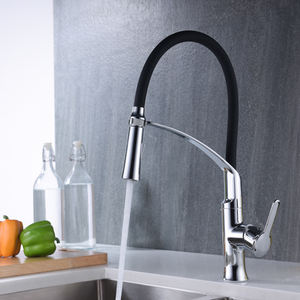 Keran tanda air selang fleksibel kualitas tinggi tarik keluar kerah panjang CUpc keran wastafel dapur Nsf - Product Image 2