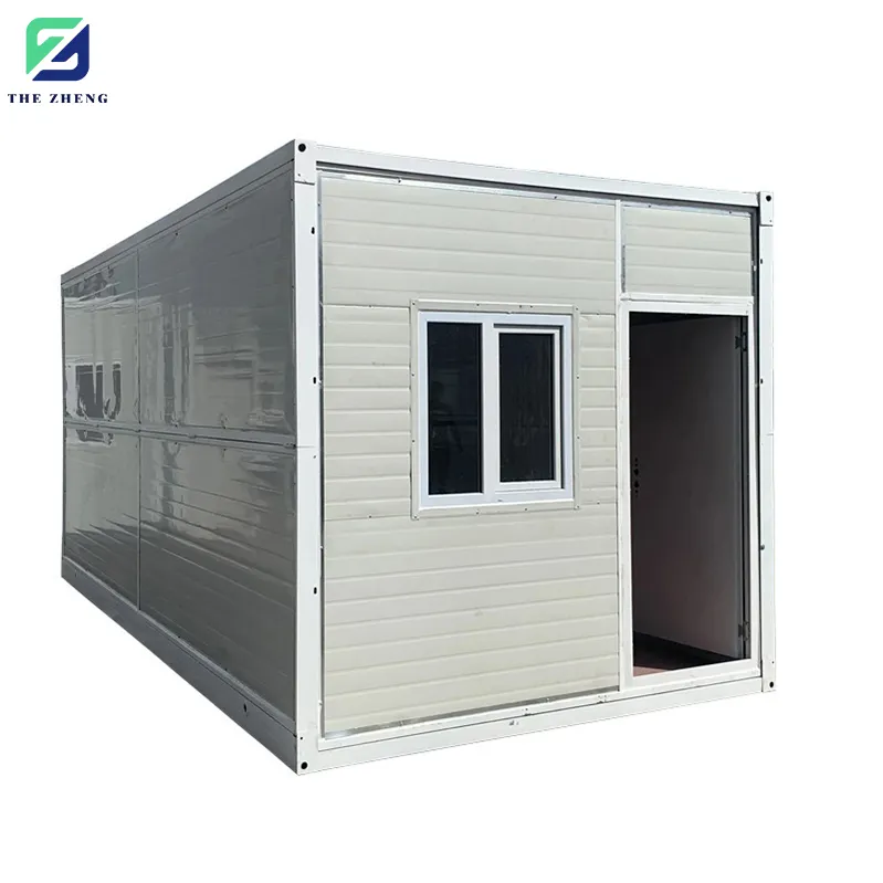 Chất Lượng Cao Nhanh Chóng Xây Dựng Nhà Prefab 20ft 40ft Modular Gấp Container Nhà Cắm Trại Có Thể Gập Lại Nhỏ Nhỏ Nhà Nhà Văn Phòng Nhà