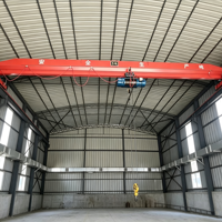 Pont roulant monopoutre LD avec palan électrique pour la manutention des matériaux en atelier