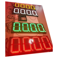 8 ''10'' 12 '''16''18''24'' prezzo del Gas elettronico Display pubblicitario digitale per stazione di servizio Led prezzo