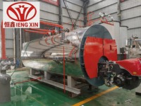 Chaudière à eau chaude horizontale au gaz de 2 tonnes, pour chauffage de bain publics, fermes et usage civil, avec système de contrôle automatique, en fonte, Xinjiang, Chine