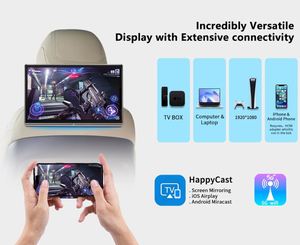 Radio Android 4K HD de 14 Pulgadas con Pantalla IPS, BT 5.0, MirrorLink Inalámbrico, Transmisor <span class=keywords><strong>FM</strong></span>, Salida de Video, Monitor de Reposacabezas para el Asiento Trasero del Automóvil - Product Image 4