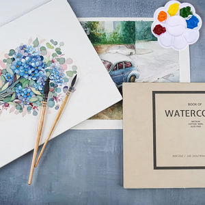 Бумага для рисования, 300 г/кв. М, 100% хлопок, пустая Акварельная бумага, A3 A4 A5, книга для рисования для студентов, художников, квадратная бумага - Product Image 6