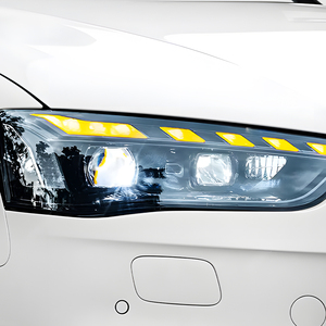 Luces delanteras de coche para <span class=keywords><strong>Audi</strong></span> A4 A4L RS4 S4 B8.5 2013-2016 LED Auto faros montaje actualización <span class=keywords><strong>A5</strong></span> estilo proyector lente Accesorios - Product Image 3