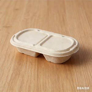 Envase de Alimentos Biodegradable Desechable Sin PFAS Añadidos, Envase de Alimentos de Bagazo de Caña de Azúcar Sin PFAS Añadidos - Product Image 3