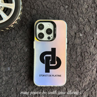 Coque de téléphone givrée à motif de mode créatif adaptée à l'iPhone 16 15 Pro Max 16 16e 15 14 13 12 couverture arrière antichoc