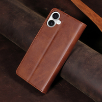 Casing HP Lipat Kulit PU untuk iPhone 17 - Penutup Berdiri dengan 3 Slot Kartu, Penutup Magnetik & Pelindung Anti Benturan