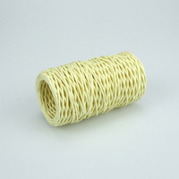 2mm * 50m fil torsadé naturel artisanat macramé chaîne bricolage raphia papier ficelle fil de fer inclus pour les mariages saint valentin