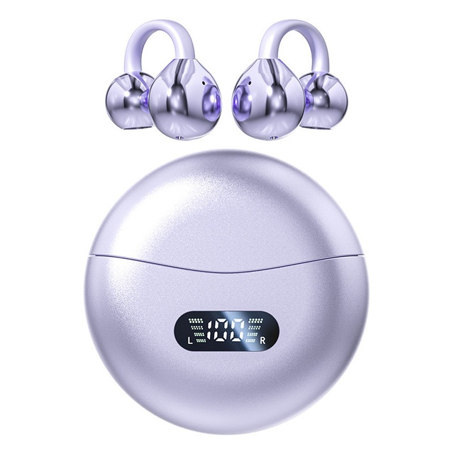M79 V5.4 Wireless Sports Earphones with Digital Display Open Air Conduction Non-Ear Clip Design