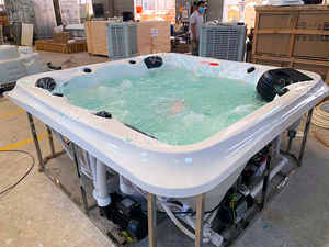 Jacuzzis para 4 a 5 personas <span class=keywords><strong>Precio</strong></span> Bañera de hidromasaje y jacuzzi al aire libre Yacuzzie Para Tina Hidromasaje Exterior Spa Jakuzzy Hottub - Product Image 4