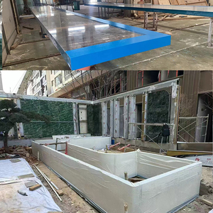 Piscines acryliques extérieures personnalisées de luxe construites en usine avec des services de traitement de moulage de coupe reflète votre style de vie - Product Image 1