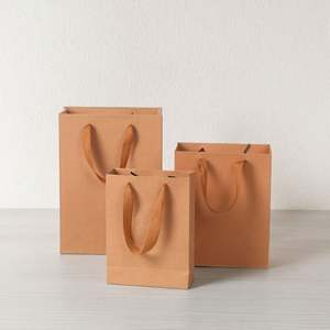 Bolsa de Papel Personalizada con Logotipo Impreso, Bolsas de Papel Kraft Ecológicas, Bolsa de Compras de Papel con Asa - Product Image 3