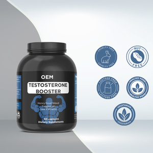 Cápsulas OEM para Aumentar la Testosterona, Desarrollan Músculos Más Fuertes, Potenciadores de Testosterona para Hombres, para Mayor Resistencia y Fuerza - Product Image 2