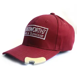 Cappello personalizzato apribottiglie per birra Blanks berretto da Baseball Snapback cappelli da Golf all'ingrosso in fabbrica berretto da Baseball con apribottiglie