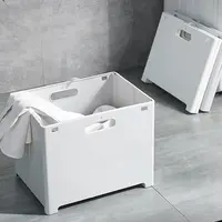 Домашняя корзина для белья с организатором грязной одежды для хранения одежды и полотенец