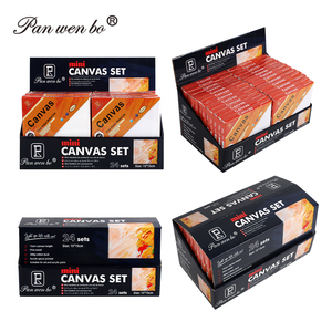 Panwenbo Giá vẽ mini chất lượng cao 8*15cm với vải cotton 10*10cm cho nghệ sĩ vẽ tranh thủ công - Product Image 5