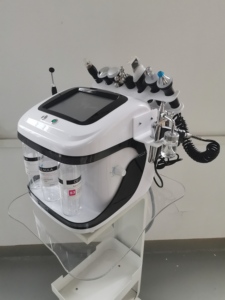 Máquina de belleza facial 10 en 1 para dermoabrasión con agua, chorro de oxígeno, limpieza profunda, eliminación de puntos negros, rejuvenecimiento de la piel, equipo de belleza - Product Image 2