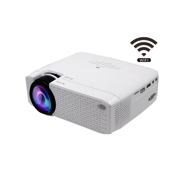 Manufacturer Cheap Price Pico Portable LCD Projector 250 Lumens Built-In Speakers HIFI Stereo Lightweight Mobile Phone Mirroring