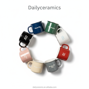 Set di Tazze da Caffè in Ceramica Stoneware con Logo Personalizzato, 11oz, Tazze con Citazioni Ispiratrici e Manico per Tè, Latte e Caffè - Product Image 2