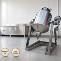 Multipurpose Grande Capacité 3L-6000L Durable 360 °   Mélangeur à tambour rotatif en acier inoxydable 304 pour poudres et granulés