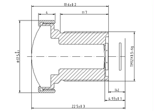 <span class=keywords><strong>2</strong></span>.5mm F2.0 M12 140 Geniş Açılı Lens 2MP 6G+IR IP69K Su Geçirmez Araç Kamerası Ağ Kamerası CCTV Güvenlik Kamera Modülü - Product Image 6