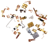 Prises de contact électriques personnalisées en laiton, pièces de prise égyptienne en métal, inserts de platoon en laiton, pièces estampées en cuivre et laiton