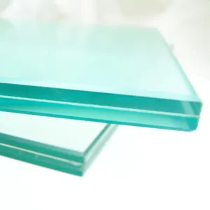 Costruzione di vetro produttore fabbrica di vetro vetro laminato temperato trasparente per finestre