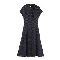 Robe midi à pois tendance et unique pour femme KAR&OT ZA, collection Printemps/Été 2026, 4437055