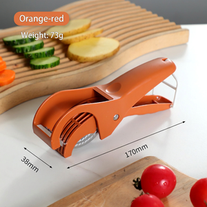 Trancheuse à légumes multifonction portative, lame en acier inoxydable, coupe-fruits, hachoir alimentaire portable pour la cuisine et la préparation de salades - Product Image 3