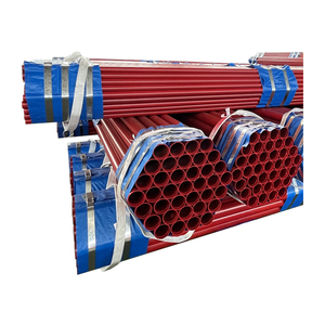 Red <span class=keywords><strong>Sch</strong></span> <span class=keywords><strong>40</strong></span> Tubos de acero ASTM A53 Tubo de acero Rociador de incendios ranurado Precio Sch10 - Product Image 5