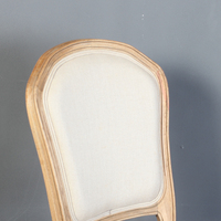 Chaises de salle à manger pivotantes classiques en bois sculpté de style français pour table à manger, bureau à domicile, bar à domicile, appartement et salle de sport