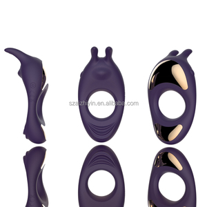 Anillo vibrador para parejas con 9 modos, resonancia masculina y femenina, retraso en la eyaculación del pene y vibrador de estimulación del clítoris - Product Image 3