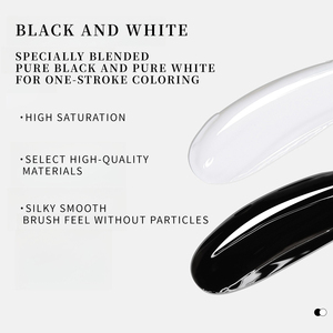 Venta directa de fábrica Esmalte de <span class=keywords><strong>uñas</strong></span> <span class=keywords><strong>blanco</strong></span> <span class=keywords><strong>y</strong></span> <span class=keywords><strong>negro</strong></span> clásico Alta saturación Salón de <span class=keywords><strong>uñas</strong></span> avanzado Francés 15ml Botella de gran capacidad - Product Image 5