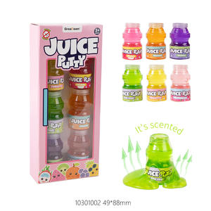 Fábrica profesional colorido jugo perfumado masilla olor a fruta no tóxico Diy cristal suave limo masilla transparente para niños - Product Image 1