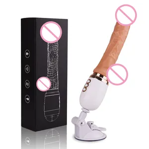 Telescopic Electric Vibrating Silicone Dildo Female Masturbator Sex Toys For Women Realistic Penis Huge dick