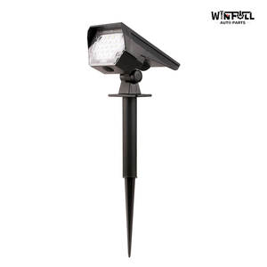 ไฟ LED พลังงานแสงอาทิตย์กันน้ำ IP67 สำหรับภายนอกอาคาร 3 โหมดแสงสว่าง ไฟสปอตไลท์สำหรับสวน สนามหญ้า ภูมิทัศน์ ผนัง ถนน - Product Image 2