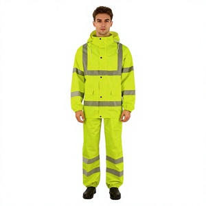 Veste de travail imperméable personnalisée de niveau A avec bande réfléchissante, pack respirateur, parka de sécurité isolée pour l'hiver, US KOKAL - Product Image 4