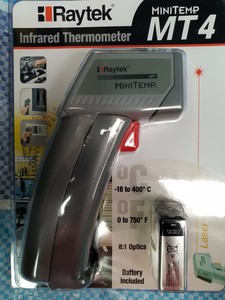 เครื่องวัดอุณหภูมิอินฟราเรด Raytek Mt4 Mt6 Raymt4u Minitemp ของแท้จากโรงงาน พร้อมช่วงวัด -18 ถึง 400 องศาเซลเซียส รับประกัน 1 ปี - Product Image 5
