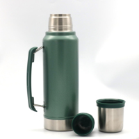 Bouteille de cantine isotherme à Double paroi en acier inoxydable, ml, écologique, pour la randonnée, thermos