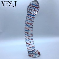 Bouchon anal à double tête Bouchon anal Bouchon anal en verre avec vis intérieure Distribué dans le monde entier Godes en verre
