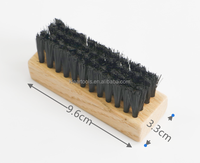 Brosse de nettoyage pour baskets Kleartools 2025 en bois de hêtre et cuir suédé, poils de cheval, écologique, simple, 60g