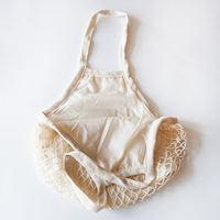 Sacs de courses en coton beige avec doublure douce 100% bio réutilisables Sacs de plage