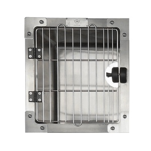 Gabbia in acciaio di coniglio all'interno degli angoli arrotondati per animali domestici gabbia in acciaio di coniglio dimensioni su misura fornitura di fabbrica nuova gabbia in acciaio di coniglio - Product Image 1