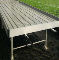 Serre hydroponique banc roulant Agriculture croissante bancs de Table basse et reflux accessoires de plateau d'inondation hydroponique plastique ABS