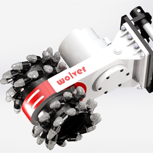 Accessori per Escavatori Wolver, Martello Idraulico Frantumatore, Macchina Trituratrice, Frese Rotanti per Escavatori da 1,5-3,5 Tonnellate, Fresa a Tamburo per Miniera - Product Image 1