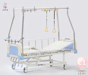 Équipement d'hôpital OEM CE ISO, lit de traction orthopédique à quatre manivelles à trois fonctions - Product Image 2