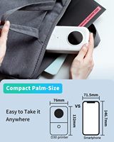 Mini imprimante Phomemo D30, machine d'impression d'étiquettes adhésives, imprimante thermique portable, étiqueteuse manuelle pour un usage domestique
