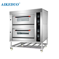 Four à gaz (2-Deck 2-Tray) Four à cuisson, fermentation à gaz/électrique avec équipement de cuisson équipement de boulangerie