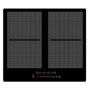 Table de cuisson à induction <span class=keywords><strong>Domino</strong></span> 3800W à 2 brûleurs, cuisinière à zone flexible contrôlée par <span class=keywords><strong>WIFI</strong></span> pour installation domestique intégrée - Product Image 4